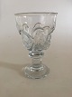 "Banquet" 
Ølglas Pokal 
fra Holmegaard. 
17 cm H. 10.5 
cm diameter. 
150 års 
jubilæumsglasserie 
...