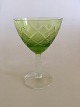 "Wien Antik" 
Grønt 
Hvidvinsglas 
fra Lyngby 
Glas. 12 cm (4 
23/32 in). 
Krydsslebet 
kumme med ...