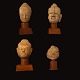 Fire 
Buddhahoveder 
udført i 
terracotta
Sydøstasien 
11-13 
århundrede
Fra 
privatsamling 
efter ...