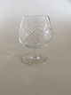 "Wien Antik" 
Cognac Glas. 
Lyngby Glas. 
Glat Stilk. 
Måler 8.5 cm (3 
11/32 in).