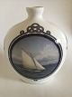 Royal 
Copenhagen 
Unika Vase med 
Skibsmotiv af 
Christian 
Benjamin Olsen. 
40 cm H. Med 
hul til ...