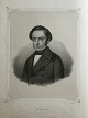 Emiluis 
Bærentzen 
(1799-1868):
Portræt af 
Biskop Hans 
Martensen 
(1808-84).
Litografi på 
...