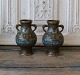 Par kinesiske 
Cloisonné vaser 
fra starten af 
1900tallet.
Højde 15cm.