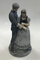 Royal Copenhagen Knight and Maiden No 3171 by Holger Christensen. Measures 48 cm / 18 587/64"