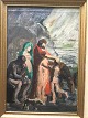 Aksel Mørch 
(1883-1960):
Mytologisk 
scene - skitse 
til større 
maleri.
Sign.: Aksel 
...