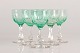 Derby 
hvidvinsglas 
med kummer af 
grønt glas
Fra Holmegaard 
Glasværk
Højde 12 cm - 
diameter 6,5 
...