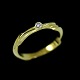 Georg Jensen. 
Solitairering i 
18k guld med 
diamant 0.04ct.
0.04ct. 
brilliant. Top 
...