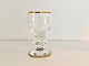 Holmegaard,Gisselfeldt, 
Portvinsglas 
med 
guldkant,9,5cm 
høj, 5cm i 
diameter, 
Design Jacob E. 
...