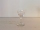 Holmegaard, 
Ejby, 
Snapseglas med 
krysslibninger, 
8,3cm høj, 
Design Jacob E. 
Bang *Perfekt 
stand*
