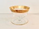 Lyngby Glas, 
Tosca, 
Dessertskål, 
krystalglas med 
guldslibning, 
8cm høj, 10cm i 
diameter *Pæn 
stand*