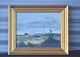 Landskabsmaleri 
af Knud 
Bøstrup, 
signeret KB
Maleriet måler 
32,5*38 cm
Varenr 338832