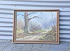 Maleri af 
Evelyn 
Thorbjørn af 
Budumholm Skov.
Maleriet måler 
57*77 cm
Varenr 338922