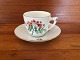 Bing og 
Grøndahl, 
Rønnebær, 
håndmalet 
kaffekop og 
underkop #102, 
7,5cm i 
diameter, 6,5cm 
...
