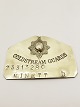 Messing militær emblem Coldstream Guards 9 x 11.5 cm.  Nr. 343996