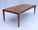 The rosewood 
coffee table, 
designed by 
Severin Hansen 
and produced by 
Haslev 
Møbelfabrik in 
the ...