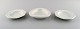 Rörstrand 
Gunnar Nylund 3 
small Chamotte 
bowls.
Measures 15 
cm. x 4 cm. 
(Largest)
White ...