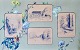 Heyerdahl, 
Catharine (1861 
- 1952) Norge: 
Collage af 
tegninger fra 
en 
herregaard.
 Signeret. 52 x 
...