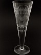 Pokal glas H 28 
cm. Kastrup 
Glasværk  fra 
beg. af 
1900-tallet 
Nr. 347707