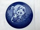 Bing & Grøndahl, Mors dag Platte, 1992, Panda med unger, 15cm i diameter, Design Henry Thelander ...