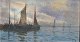 Moser, 
Christian (1838 
- 1894) 
Holland: En 
havn. Olie på 
lærred. 
Signeret: Ch. 
Moser. 37 x 69 
...
