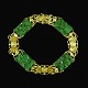 Laurits Berth - 
Copenhagen. 14k 
Gold Bracelet 
with Jade.
Designed and 
crafted by 
Laurits Berth 
...