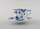 Royal Copenhagen Blue Fluted Half Lace Coffee cup and saucer.
Number 528.