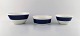 Hertha 
Bengtsson 
(1917-1993) for 
Rörstrand. Set 
of 3 "Koka" 
bowls, service 
in glazed ...