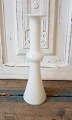 Holmegaard hvid 
Carnaby vase 
Højde 26 cm.