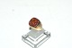 Gold ring with with Amber 14 carat gold
Stamped 585 E.F