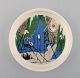 Arabia, 
Finland. 
Tallerken i 
porcelæn med 
motiv fra 
Mumitroldene. 
Sent 
1900-tallet. 
"Comet in ...