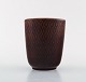 Nils Thorsson 
for Aluminia. 
"Marselis" 
fajance vase 
med geometrisk 
mønster i smuk 
...