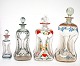 Holmegaard, 
Emaljedekorerede 
klukflasker 
designet af 
Jacob E Bang. 
Fra malerstuen 
i Nyhavn fra 
...
