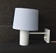 Væglampe, lyseblå mat lakeret metal og skærmDesign Fogh & MørupMål  H.: 23cm  B.: 13cm ...