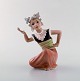 Dahl Jensen porcelænsfigur. Orientalsk danserinde. Modelnummer 1323. 1. 
Sortering. 1920/30