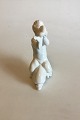 Bing & Grøndahl 
Blanc de Chine 
Figur Pige på 
Ryggen af 
Delfin No 4061. 
Måler 20 cm