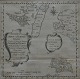 Landkort over Ærø og Femarn, 1766. Kobberstik. Udført af Johanni De Hofman. 24,5 x 24,5 cm. 