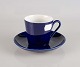 Kaffekop i 
stellet Blå 
glasurfarvet
Produceret af 
Porcelænsfabrikken 
Danmark 
Kop. H. 7 cm. 
...
