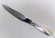 Georg Jensen. 
Sølvbestik. 
Sterling (925). 
Antik. 
Middagskniv. 
Længde 24,7 cm. 
Der er 6 styk 
på ...