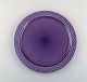 Jens H. Quistgaard for Bing & Grondahl. Large purple "Cordial Palet" serving 
dish in glazed stoneware. 1960