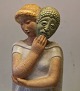 Sv. Lindhart 
Melpomene 
skulptur 42 cm 
Græsk 
Skuespiller der 
var Muse for 
tragediedigtningen 
I ...