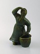 Michael Andersen keramik fra Bornholm.Stor figur af ...