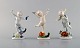 Tre Ilmenau 
porcelænsfigurer.
 Dansende 
drengebørn. 
1970'erne 
Største måler: 
14 x 7,5 cm.
I ...