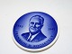 Aluminia 
miniature 
platte med 
amerikansk 
præsident, 
Franklin 
Roosevelt 
1882-1945.
1. ...