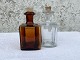 Holmegaard, 
Hivert, 
Karaffel, 3 stk 
Brun og 1 stk 
klart glas, 
15cm høj, 10cm 
bred, Design 
...