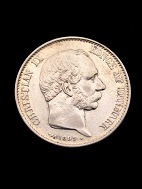 1875-1905 Christian IX 2 krone 1897 VBP sølv