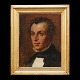 Wilhelm 
Marstrand, 
1810-73: Skitse 
til parti af 
maleriet 
"Frierens 
Besøg", olie på 
...