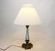 Fransk 
bordlampe af 
bronze og 
opaline glas 
fra omkring år 
1910. Lampen er 
i flot brugt 
stand.
H ...