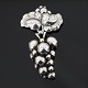 Georg Jensen 
sølv smykke. 
Georg Jensen; 
Moonlight 
Grapes broche 
af sterlingsølv 
#217 B. ...