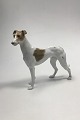 Bing & Grøndahl 
Figur af 
Greyhound No 
2076. Måler 24 
cm