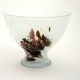 Holmegaard, 
Najade skål, 
Opal hvid med 
farvet 
glasstykker. 
Designet af Per 
Lütken. 
Diameter 20 ...